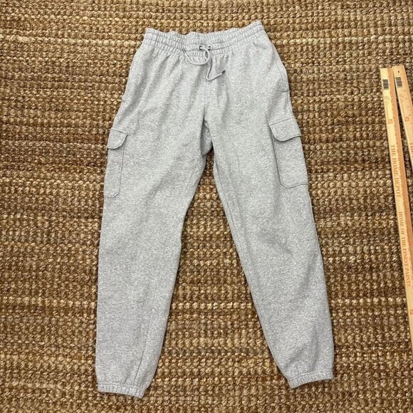 UA Under Armour Essential Fleece Playback Cargo Pants (Large) Sweatpants Gray - Picture 1 of 7